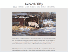 Tablet Screenshot of deborahtilby.com